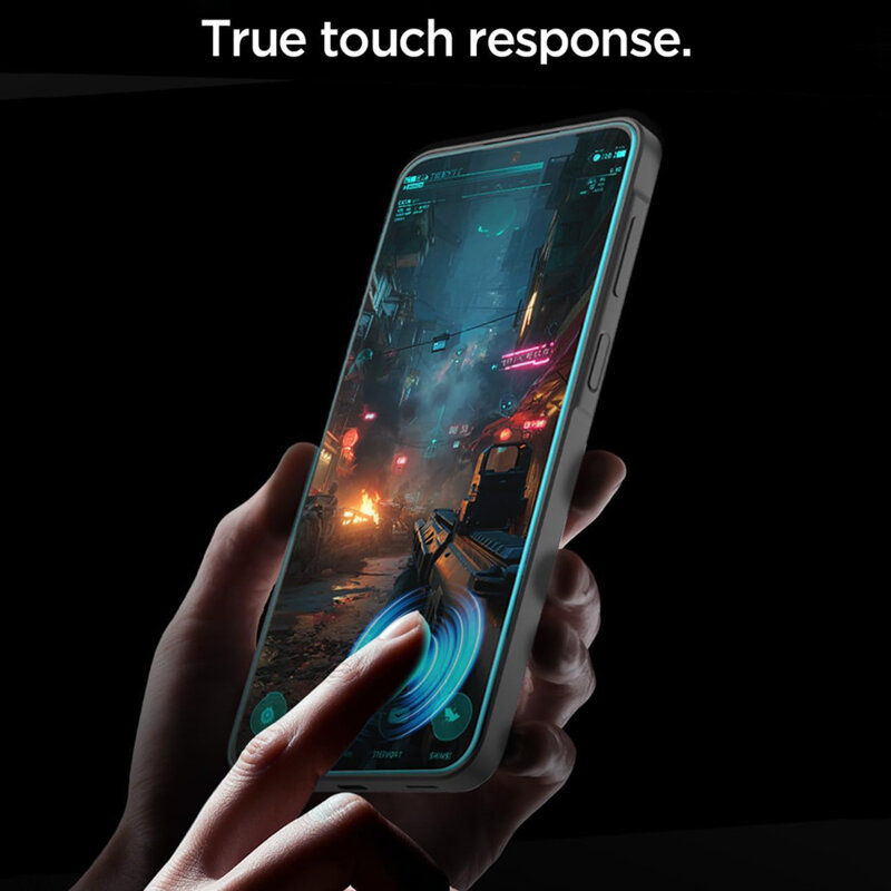 [Pachet 2x] Folie Samsung Galaxy A27 5G Spigen Glas.tR EZ Fit Pro, transparenta