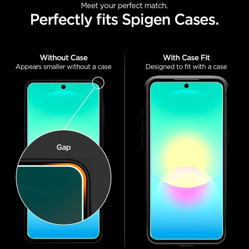 [Pachet 2x] Folie Samsung Galaxy A27 5G Spigen Glas.tR EZ Fit Pro, transparenta