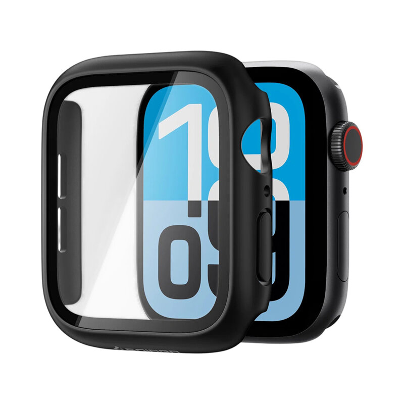 Husa Apple Watch 4 44mm Spigen Thin Fit 360, negru