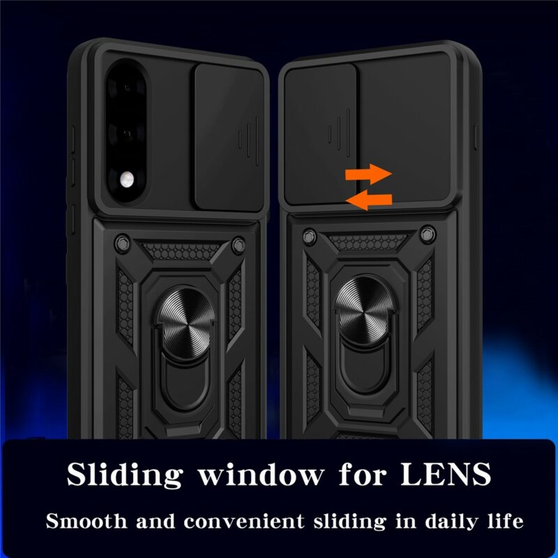 Husa OnePlus Nord 5 protectie camera Techsuit CamShield Series, negru