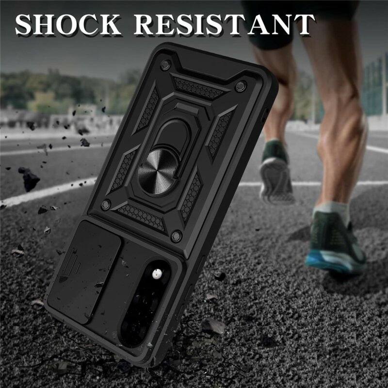 Husa OnePlus Nord 5 protectie camera Techsuit CamShield Series, negru