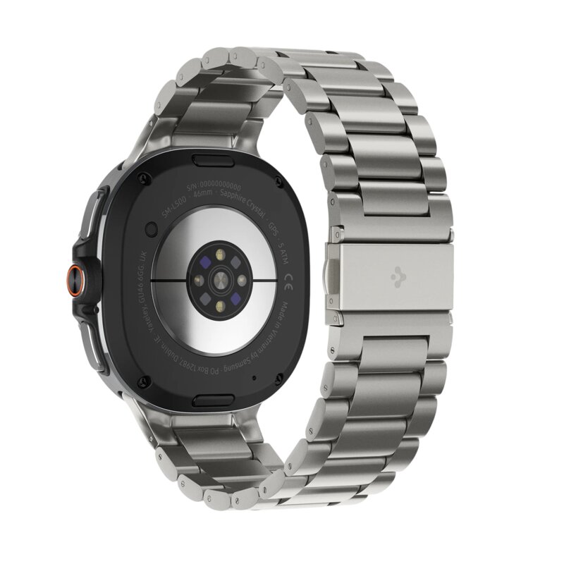 Curea Samsung Galaxy Watch8 40mm Spigen Modern Fit, titan natural