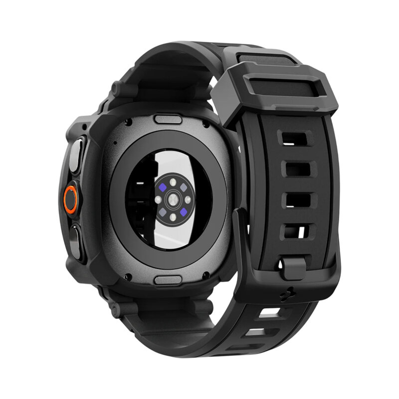 Husa Samsung Galaxy Watch Ultra 2 Spigen Rugged Armor, negru