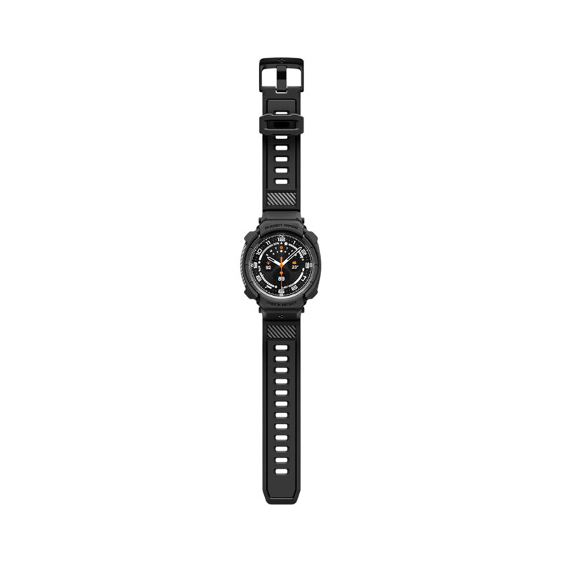 Husa Samsung Galaxy Watch Ultra 2 Spigen Rugged Armor, negru