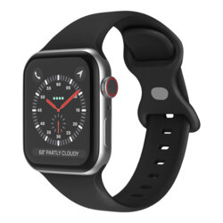 Curea Apple Watch 12 43mm Techsuit, negru, W031