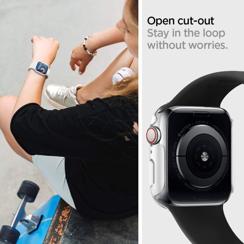 Curea Apple Watch 12 43mm Techsuit, negru, W031