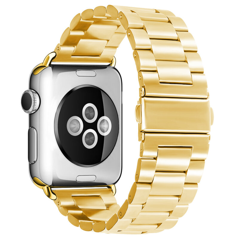 Curea Apple Watch 12 43mm Techsuit, auriu, W036