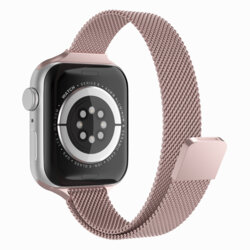 Curea Apple Watch 12 43mm Techsuit, roz, W034