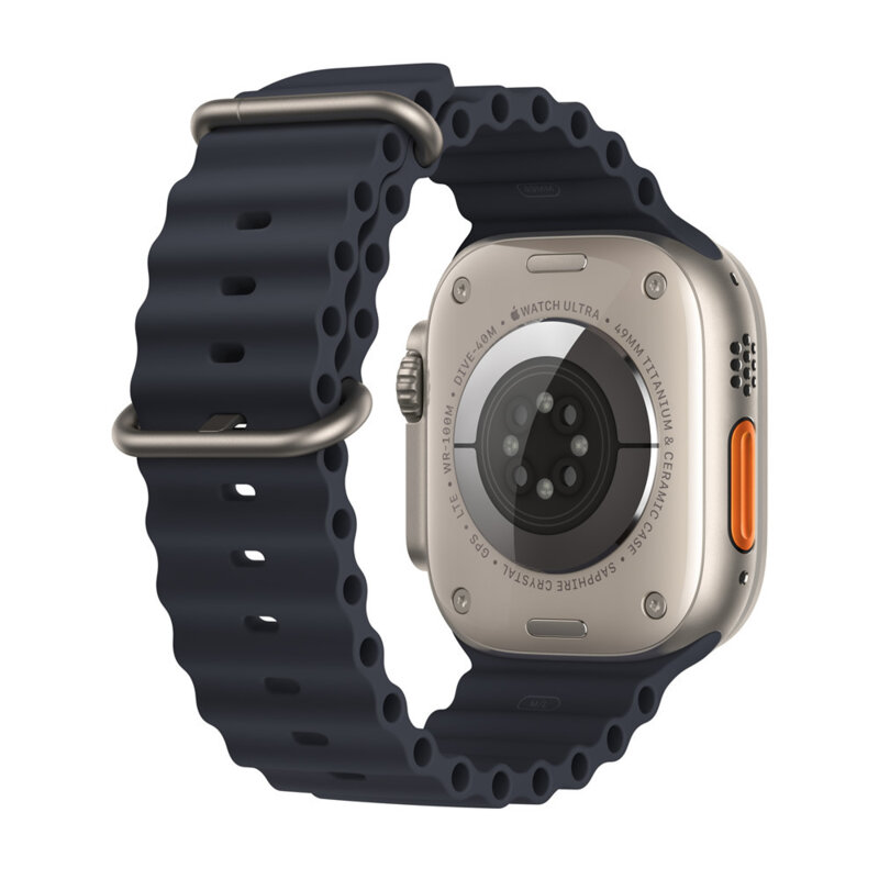 Curea Apple Watch 12 43mm Techsuit, negru, W038