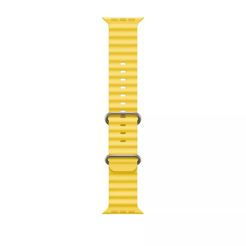 Curea Apple Watch 12 42mm Techsuit, galben, W038