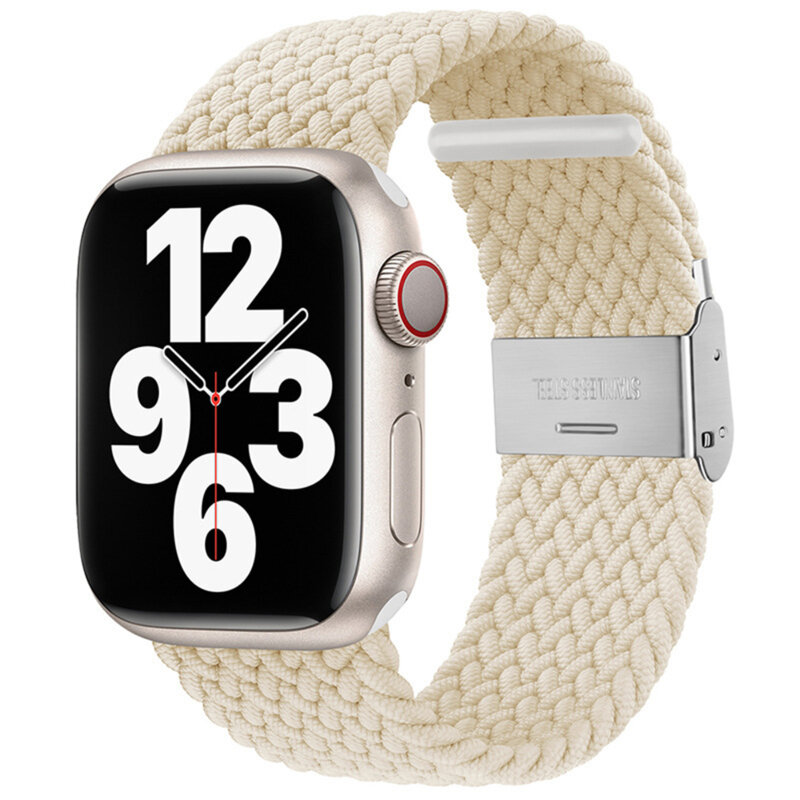 Curea Apple Watch 12 43mm Techsuit, alb, W032
