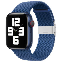 Curea Apple Watch 12 43mm Techsuit, bleumarin, W032