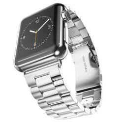 Curea Apple Watch 12 43mm Techsuit, argintiu, W036