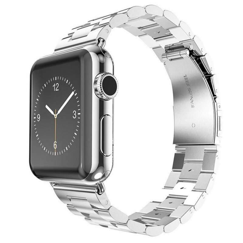 Curea Apple Watch 12 43mm Techsuit, argintiu, W036