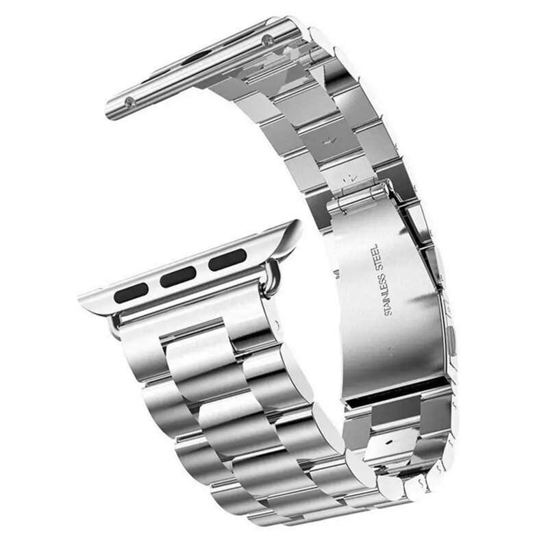 Curea Apple Watch 12 43mm Techsuit, argintiu, W036