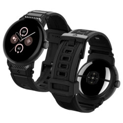 Curea Google Pixel Watch 3 45mm Spigen Rugged Band, negru