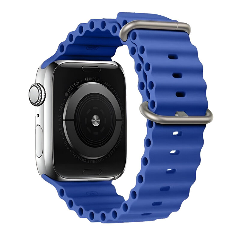Curea Apple Watch 12 43mm Techsuit, bleu, W038