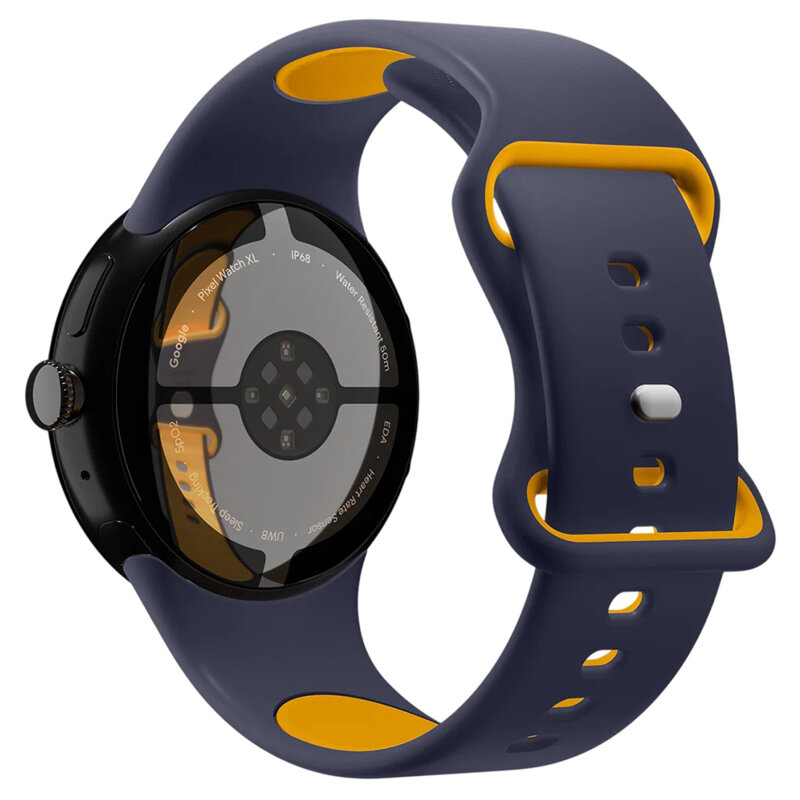 Curea Google Pixel Watch 3 45mm Spigen Nano Pop, bleumarin
