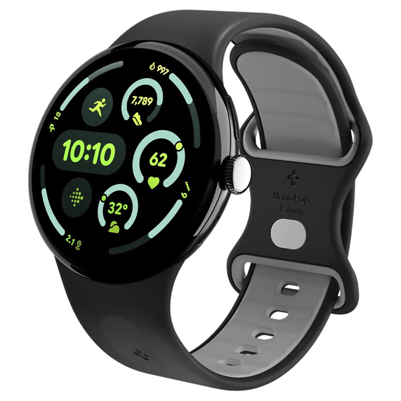 Curea Google Pixel Watch 5 45mm Spigen Nano Pop, negru