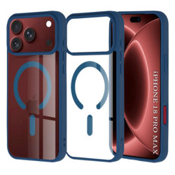 Husa iPhone 18 Pro Max Techsuit MagSafe Pro, albastru