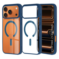 Husa iPhone 17 Pro Max Techsuit MagSafe Pro, albastru