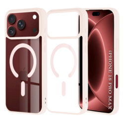 Husa iPhone 18 Pro Max Techsuit MagSafe Pro, roz