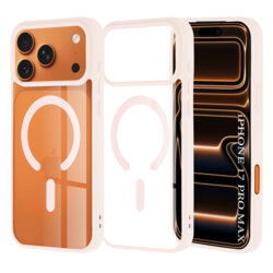 Husa iPhone 17 Pro Max Techsuit MagSafe Pro, roz