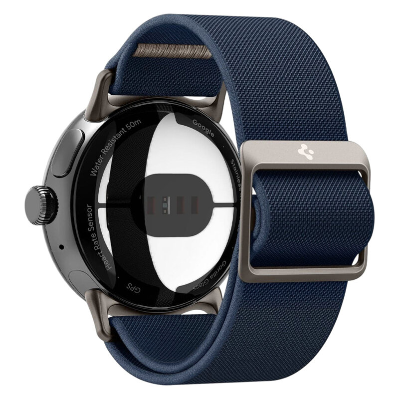 Curea Google Pixel Watch 3 41mm Spigen Lite Fit, bleumarin