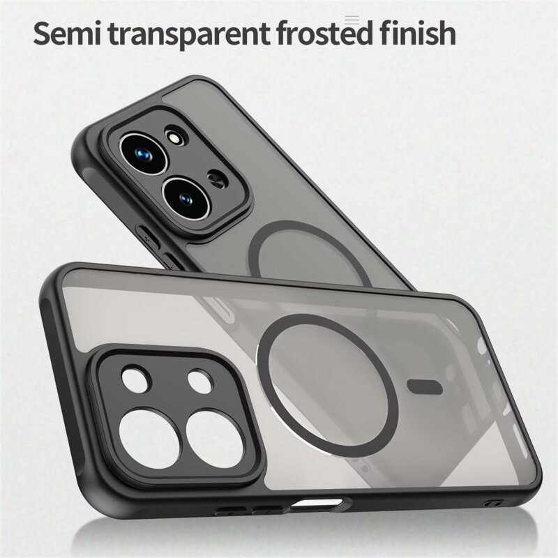 Husa Xiaomi Redmi 17 5G Techsuit HaloFrost II MagSafe, negru