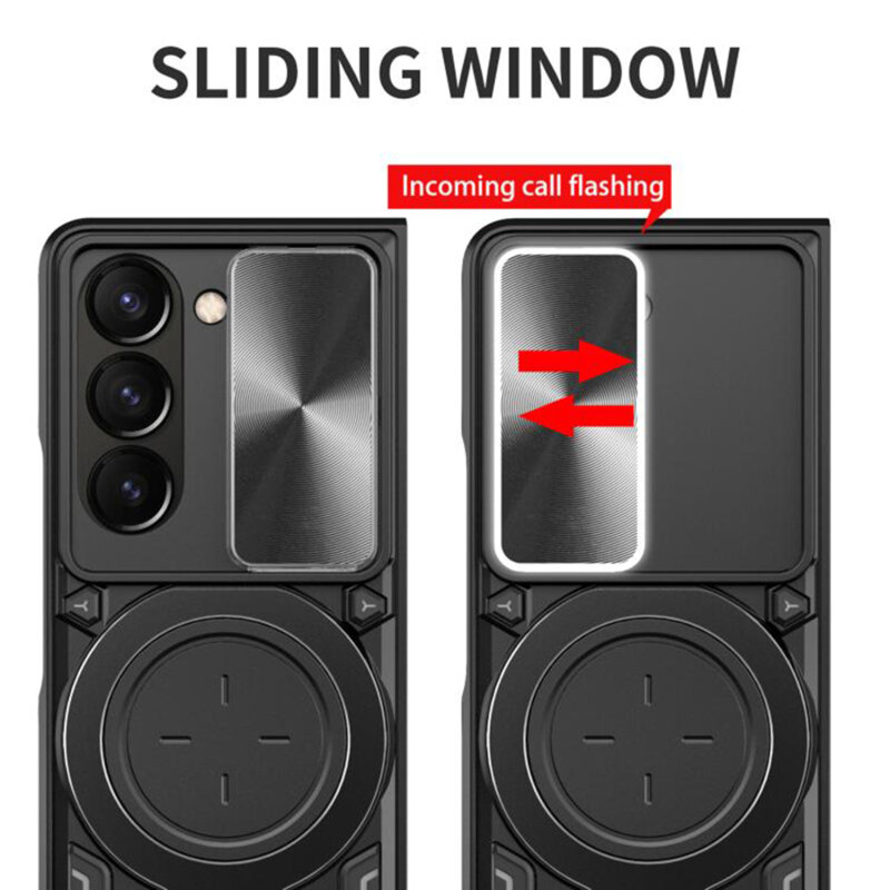 Husa Samsung Galaxy Z Fold7 Techsuit CamGuard Pro, negru