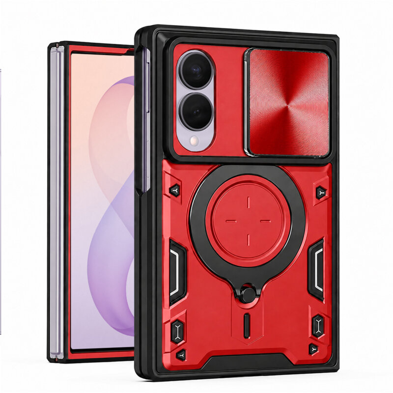 Husa Samsung Galaxy Z Fold8 Techsuit CamGuard Pro, rosu