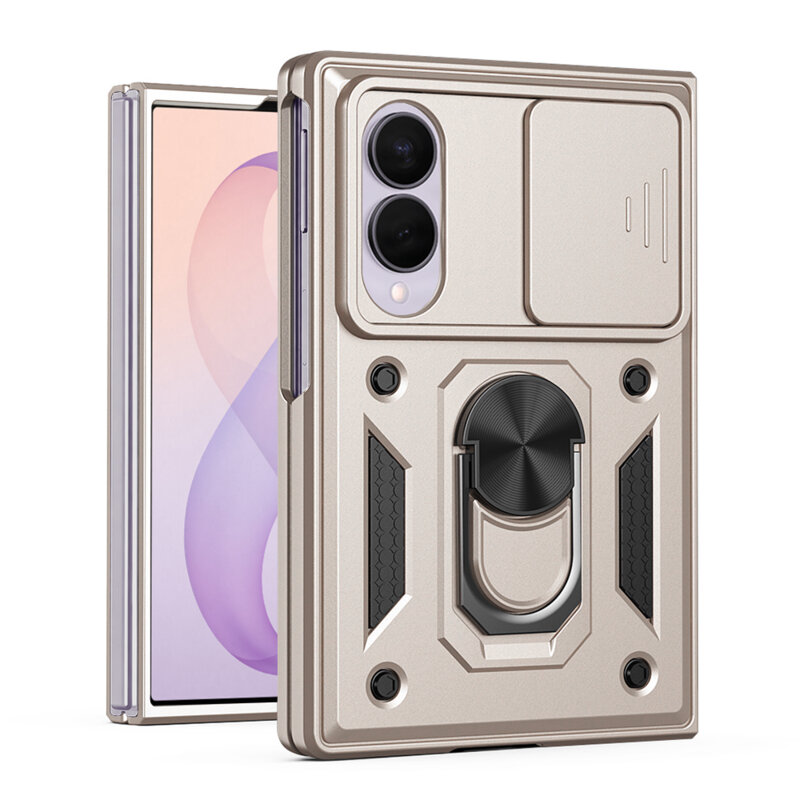 Husa Samsung Galaxy Z Fold8 protectie camera Techsuit CamShield Series, auriu