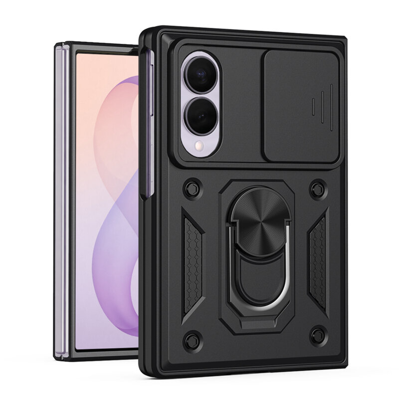 Husa Samsung Galaxy Z Fold8 protectie camera Techsuit CamShield Series, negru