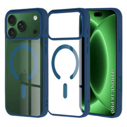 Husa iPhone 18 Pro Techsuit MagSafe Pro, albastru