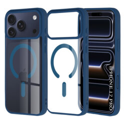 Husa iPhone 17 Pro Techsuit MagSafe Pro, albastru