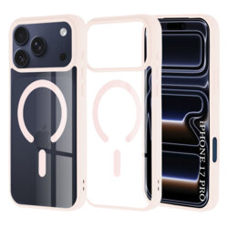 Husa iPhone 17 Pro Techsuit MagSafe Pro, roz