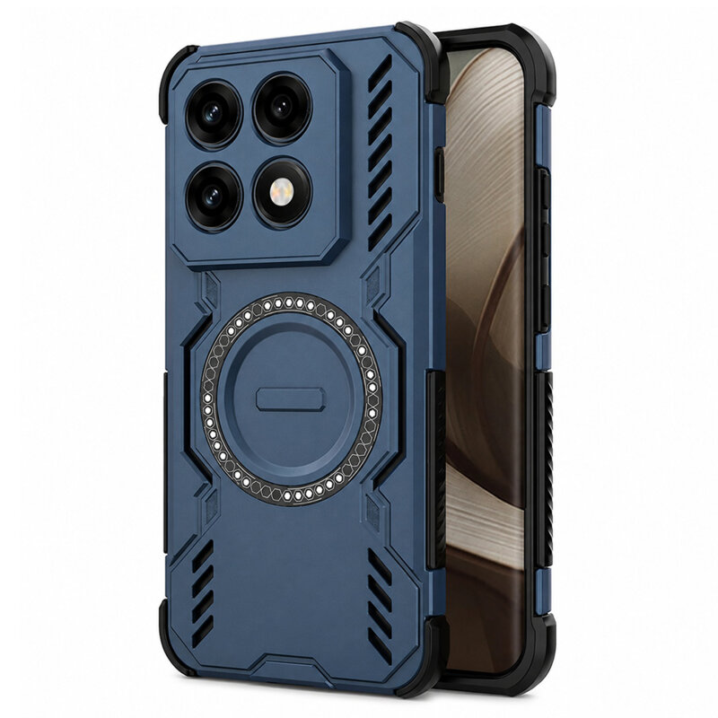 Husa Motorola Edge 70 Pro Techsuit ArmorMag Case, albastru