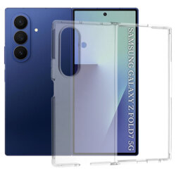 Husa Samsung Galaxy Z Fold7 Techsuit Clear Silicone, transparenta