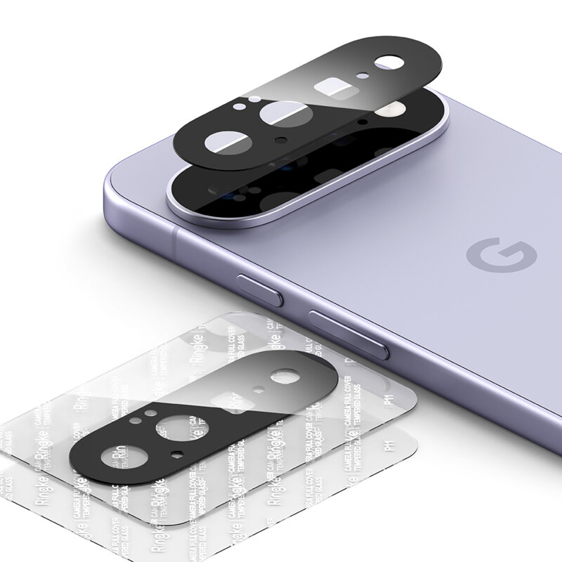 [Pachet 2x] Folie sticla camera Google Pixel 11 Ringke Camera Full Cover, transparenta