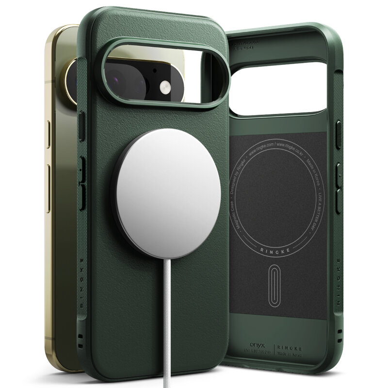 Husa Google Pixel 11 Pro Ringke Onyx MagSafe, verde