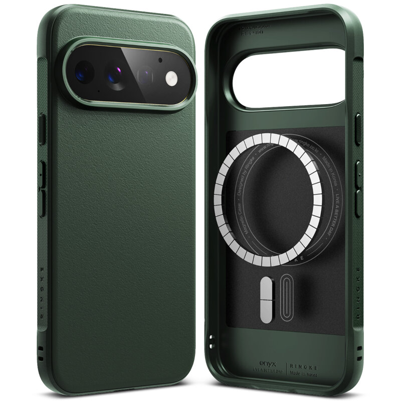 Husa Google Pixel 11 Pro Ringke Onyx MagSafe, verde
