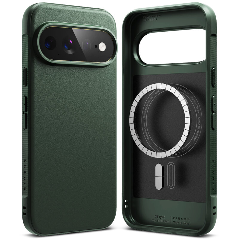 Husa Google Pixel 11 Pro XL Ringke Onyx MagSafe, verde
