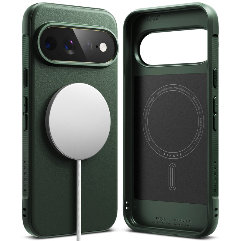 Husa Google Pixel 11 Pro XL Ringke Onyx MagSafe, verde