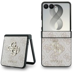 Husa originala Guess Samsung Galaxy Z Flip8 Hardcase 4G Big Logo, roz, GUHCZF84GMGPI
