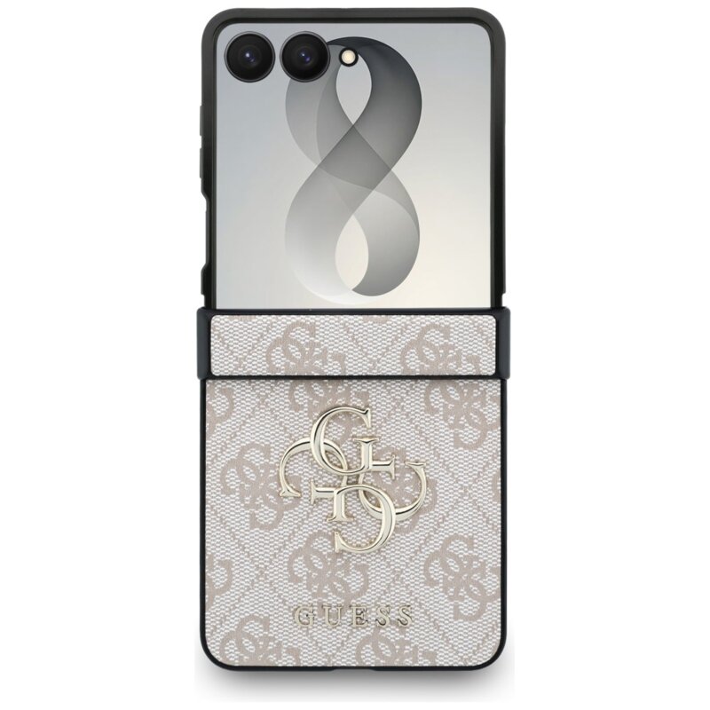 Husa originala Guess Samsung Galaxy Z Flip8 Hardcase 4G Big Logo, roz, GUHCZF84GMGPI