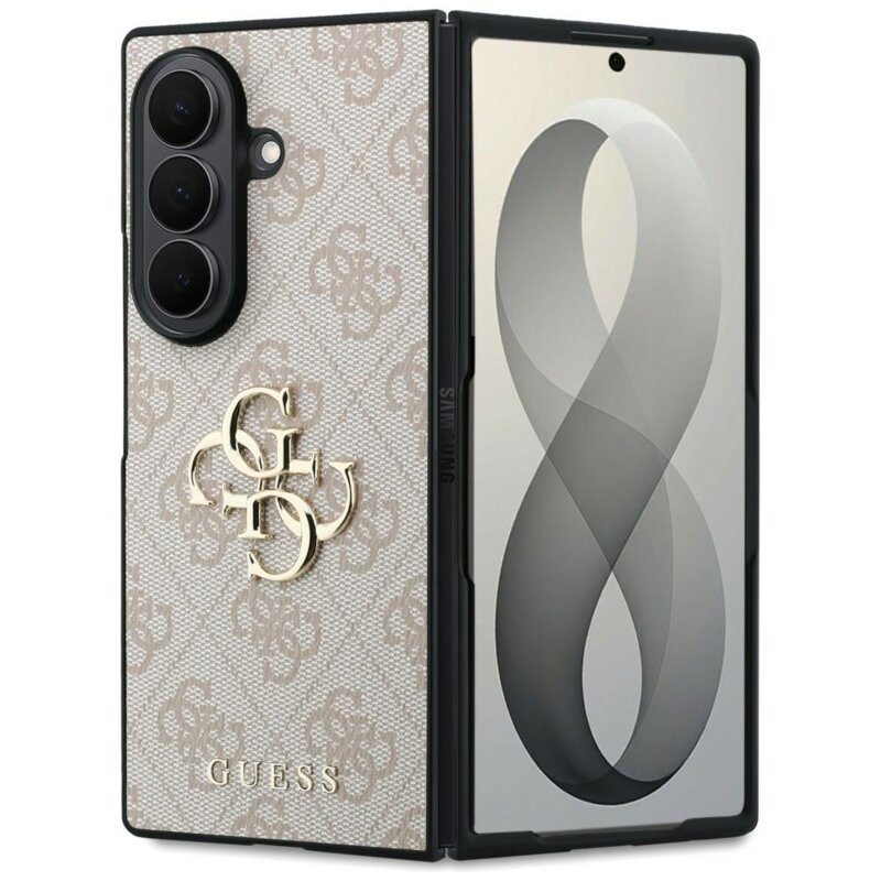 Husa originala Guess Samsung Galaxy Z Fold8 Ultra Hardcase 4G Big Logo, roz, GUHCZFD84GMGPI