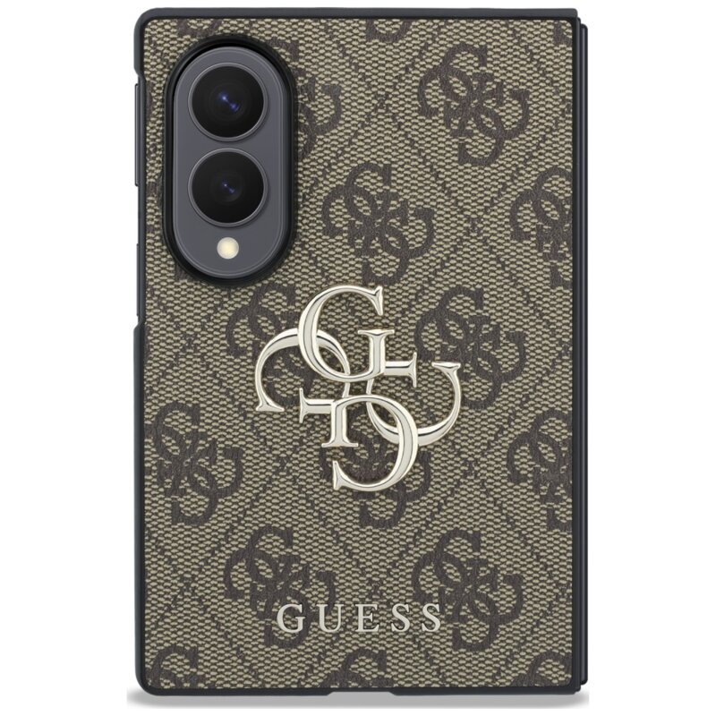 Husa originala Guess Samsung Galaxy Z Fold8 Hardcase 4G Big Logo, maro, GUHCZFW84GMGBR