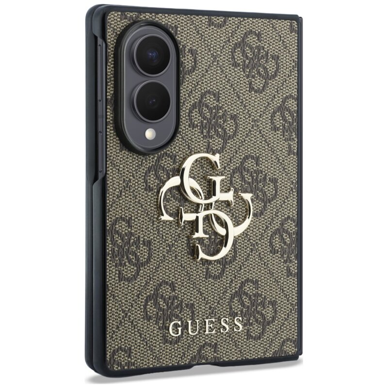 Husa originala Guess Samsung Galaxy Z Fold8 Hardcase 4G Big Logo, maro, GUHCZFW84GMGBR