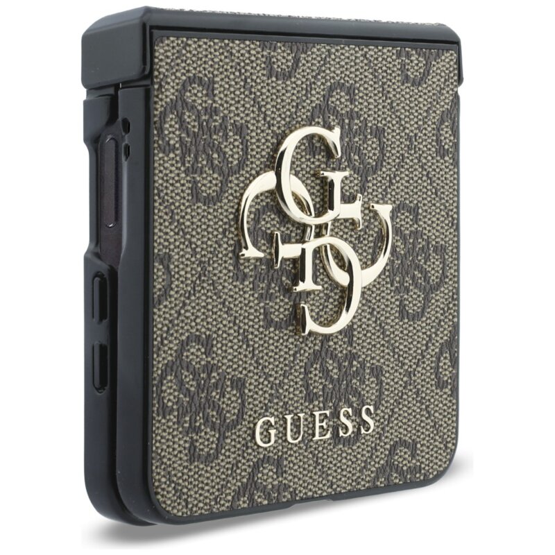 Husa originala Guess Samsung Galaxy Z Flip8 Hardcase 4G Big Logo, maro, GUHCZF84GMGBR