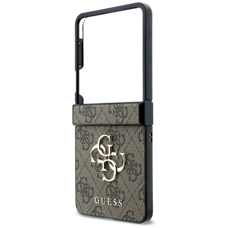 Husa originala Guess Samsung Galaxy Z Flip8 Hardcase 4G Big Logo, maro, GUHCZF84GMGBR